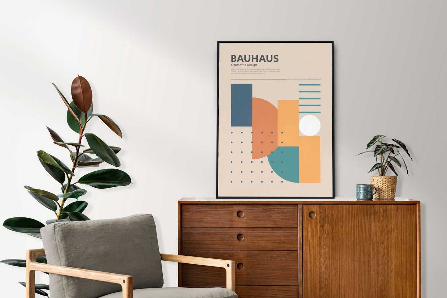 Bauhaus Muted Tones