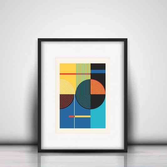 Colourful Geometric Retro