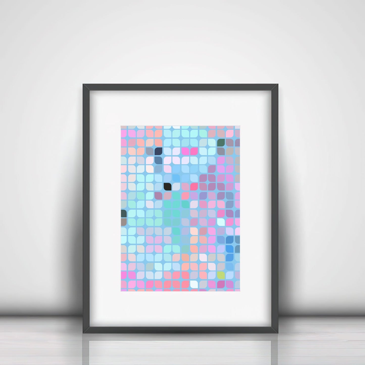 Pastel Retro Mosaic