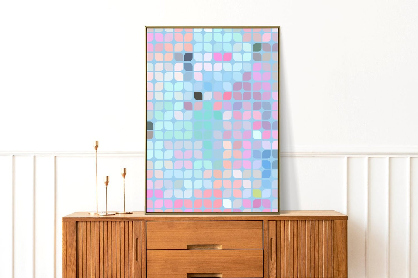 Pastel Retro Mosaic